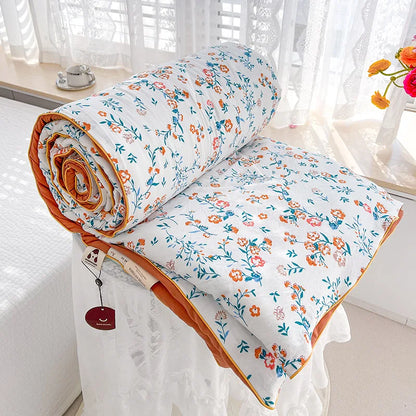 Decobites Double Layered Soya Fibre Filling Quilt: Soft, Breathable, Grade A Maternal and Child Comforter