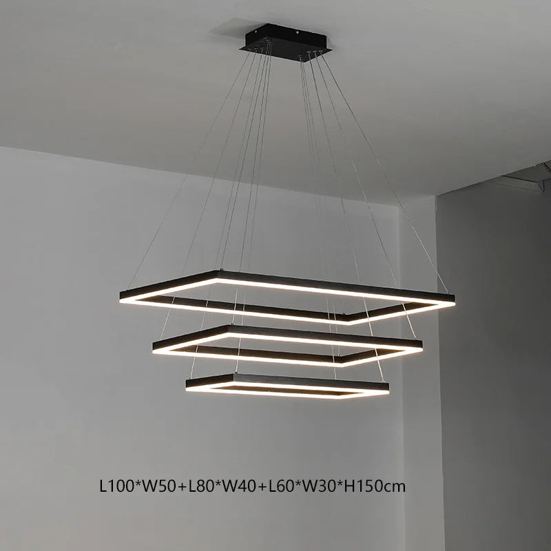 DecorBites™ LED Acrylic Pendant Lights Modern Hanging Lamp for Dining Room Kitchen Loft Decor