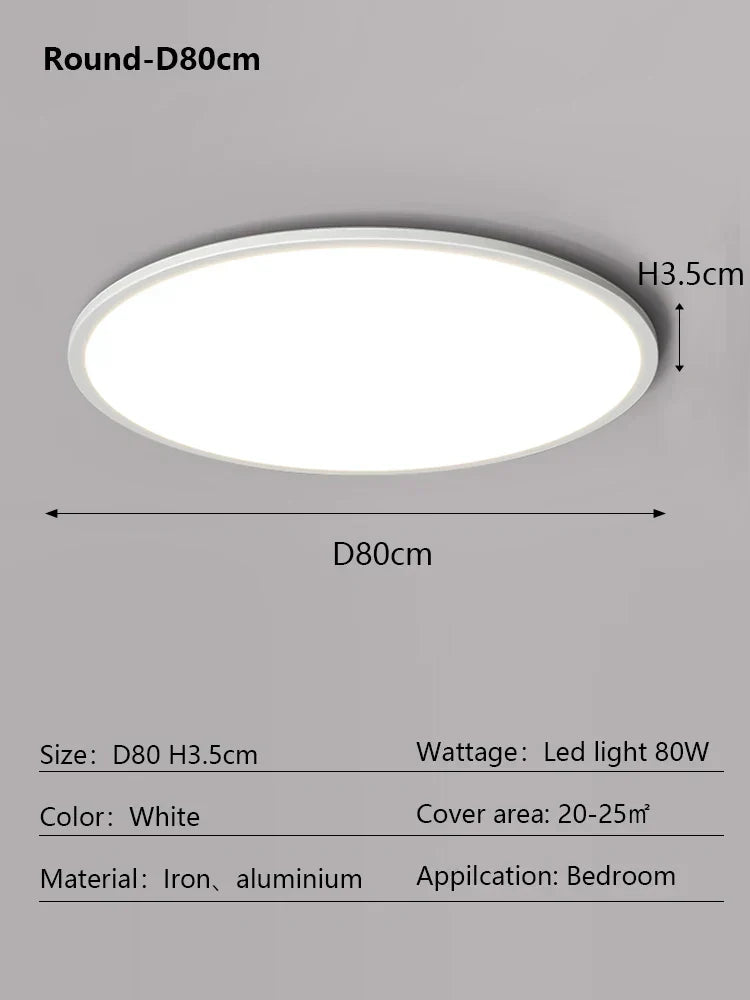 DecorBites™ LED Ceiling Lamp: Modern Minimalist Rectangular Design for Living room, Bedroom, Indoor Lighting