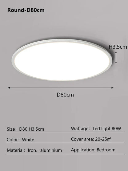 DecorBites™ LED Ceiling Lamp: Modern Minimalist Rectangular Design for Living room, Bedroom, Indoor Lighting