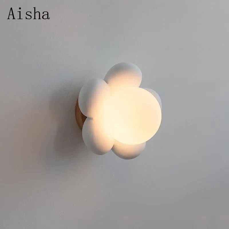 ديكوربايتس™ مصباح حائط LED على شكل زهرة ملاهي للأطفال