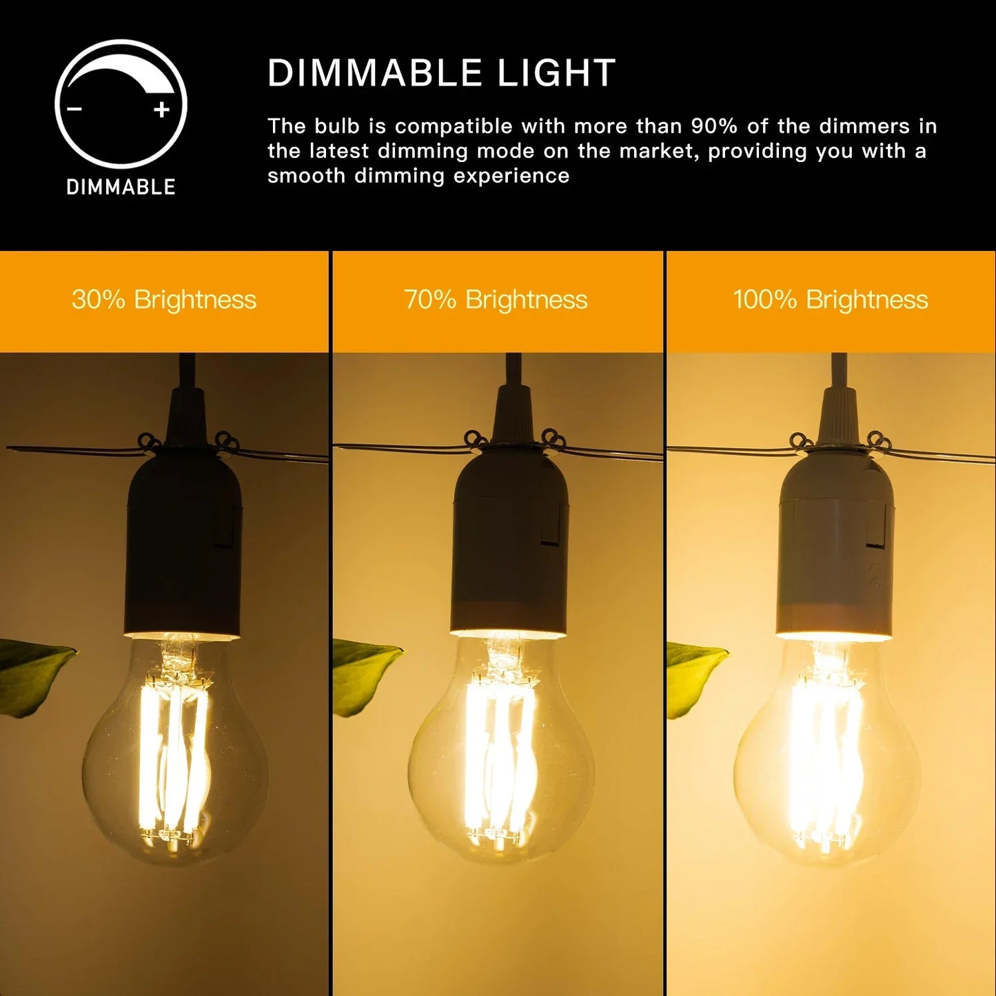 DecorBites™ Edison Led Bulbs 4W-10W E27 220V Warm White Retro Light Bulbs