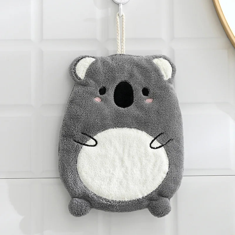 DecorBites™ Elephant Hippo Microfiber Children's Hand Towel
