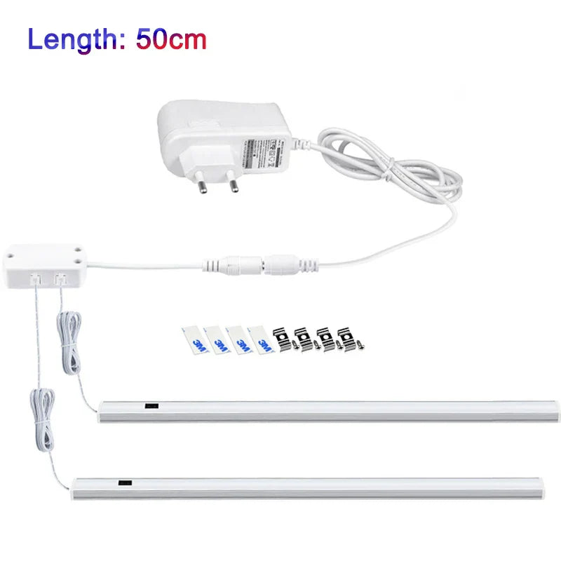 DecorBites™ LED Under Cabinet Light Hand Sweep PIR Motion Sensor Wardrobe Lamp