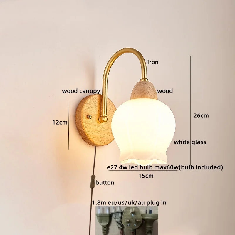 DecorBites™ LED Wall Lamps: Nordic Modern Design for Home Decor, Living Room, Bar, Stair - Pull Chain Switch