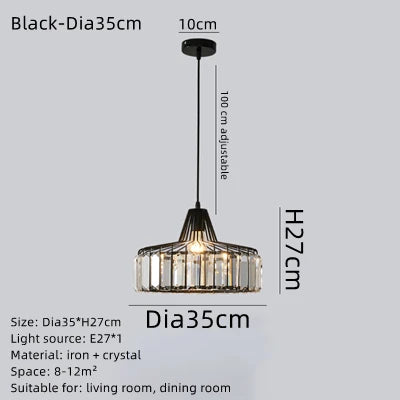 ثريا ديكوربايتس™ LED سوداء اللون للمطبخ وغرفة الطعام، بتصميم نوردي عصري