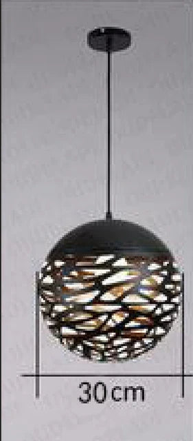 Antique Brass Ball Pendant
