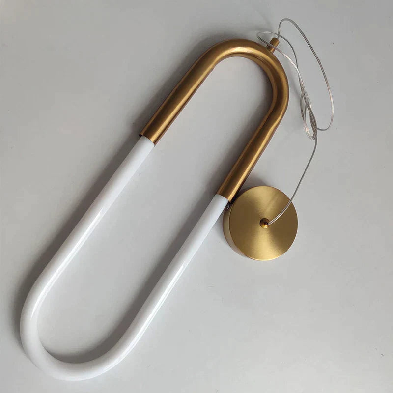 Lámpara colgante LED Gold Black de Decorbites™: Cabezal único/doble, lámpara colgante de línea larga