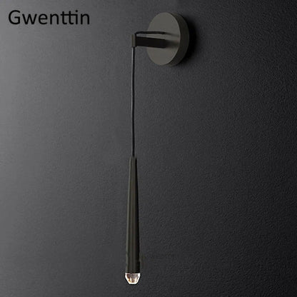 Aplique de pared DecorBites™ Crystal Water Drop para baño y dormitorio, con luz LED dorada para espejo.