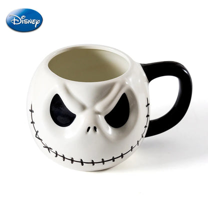 Disney The Nightmare Before Christmas Ceramic Mugs Cartoon Figure Jack Skellington Men Women Creative Coffee Mugs Kids Water Cup