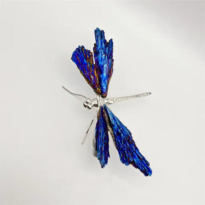 DecorBites™ Crystal Dragonfly Handmade Natural Crystal Decorative Figurines
