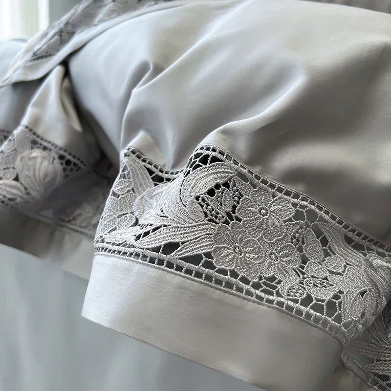 White Egyptian Cotton Bedding 1500TC Queen