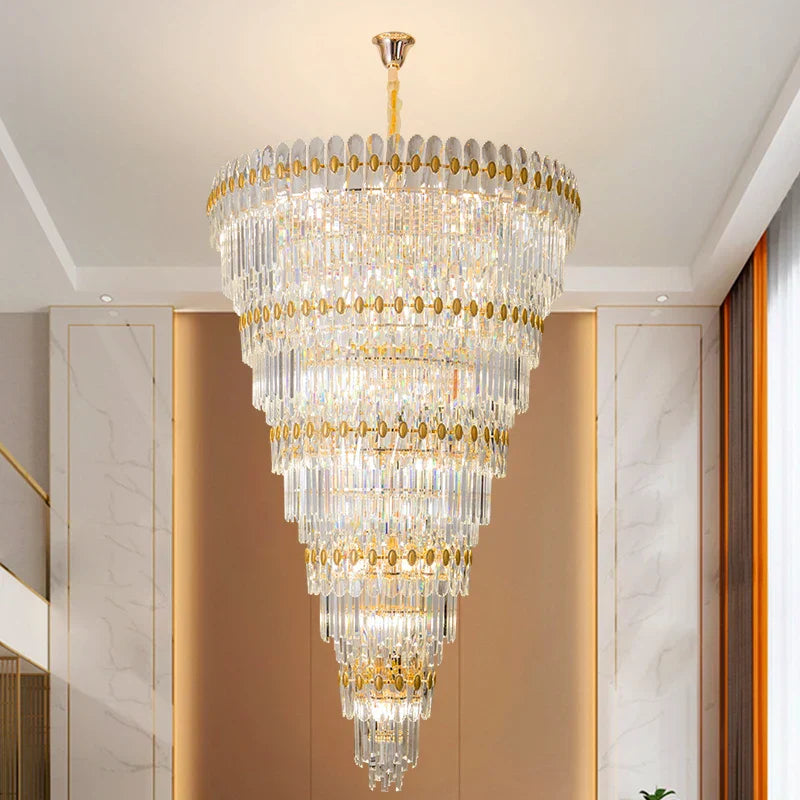 DecorBites™ Crystal Chandelier: Modern Light Luxury for Living Room, Dining Room, and Bedroom