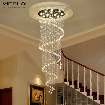 DecorBites™ Crystal LED Ceiling Chandelier: Elegant Lighting for Bedroom Living Room Corridor