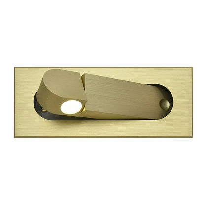 DecorBites™ LED Wall Lamp: Adjustable Angle, Bedroom Reading Light, Recessed Design