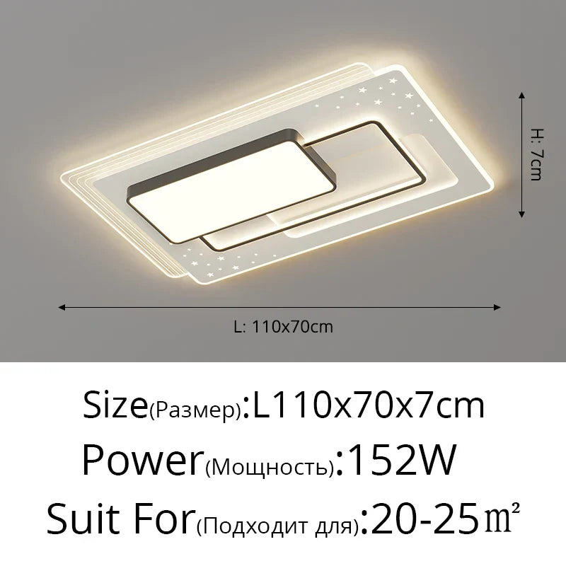 DecorBites™ LED Chandelier: Modern Living Room Bedroom Dining Room Kitchen Lighting