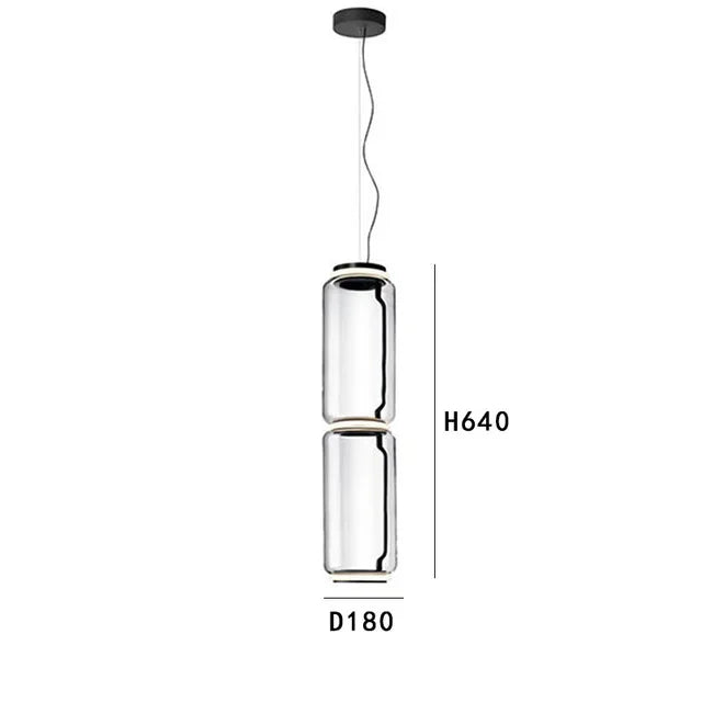 DecorBites™ Heavy Glass Modern Chandelier Pendant Lamps for Living Room, Dining Room, and Store