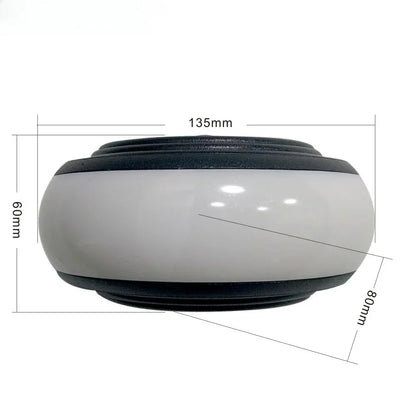 DecorBites™ LED Half-Round Wall Sconce for Staircase and Balcony Lighting