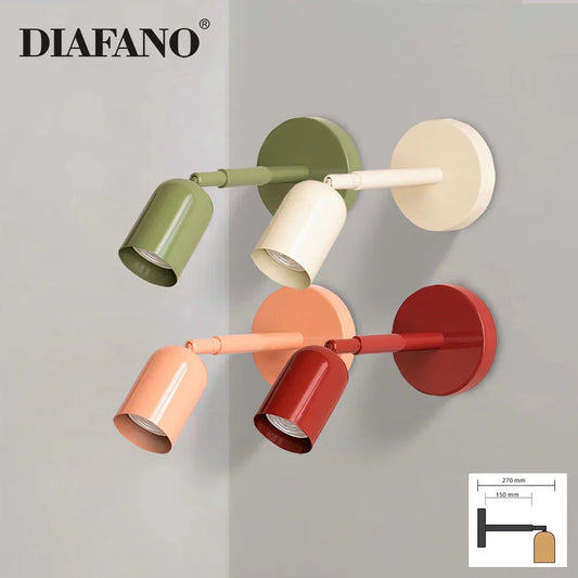 DecorBites™ Adjustable GU10 LED Wall Sconce Modern Wall Light for Living Room & Bedroom