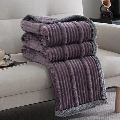 DecorBites™ Light Luxury Sofa Blanket: Cozy Warmth for Home, Office, and Bedroom