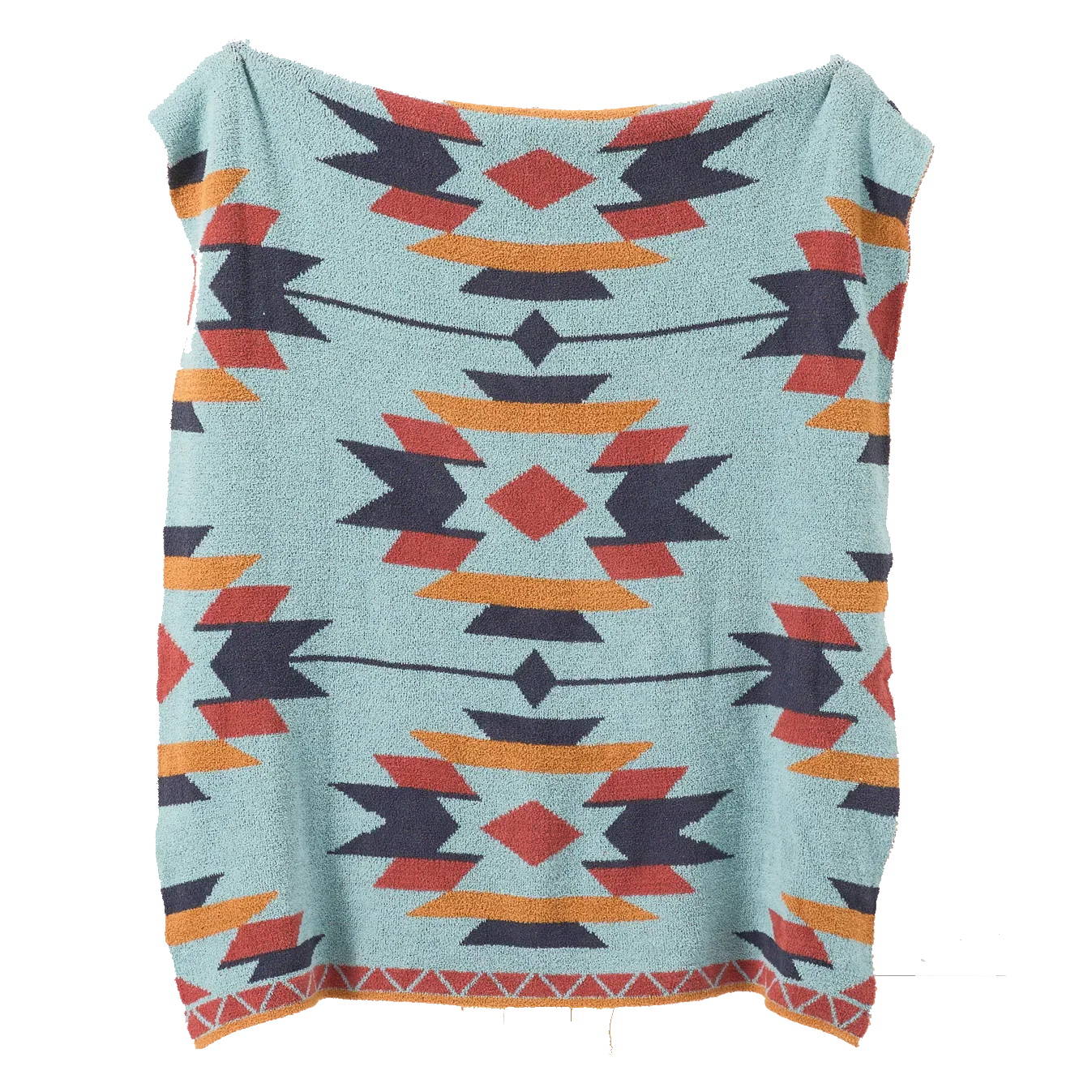 DecorBites™ Bohemian Flower Knitted Throw Blanket