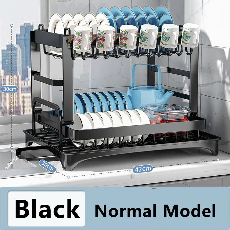 DecorBites™ Kitchen Dish Drainer Rack & Tableware Organizer