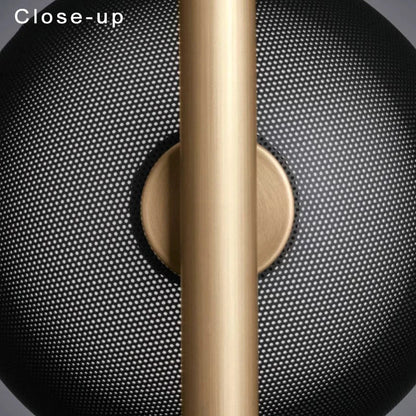 ديكوربايتس™ مصباح حائط فاخر بتصميم كرة زجاجية وذراع معدنية سوداء