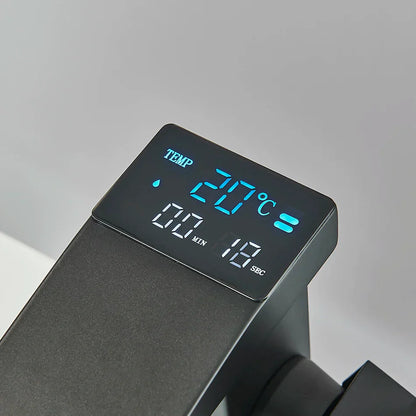 DecorBites™ LCD Digital Basin Faucet, Brass Kitchen Sink Mixer Tap, Hot Cold Display