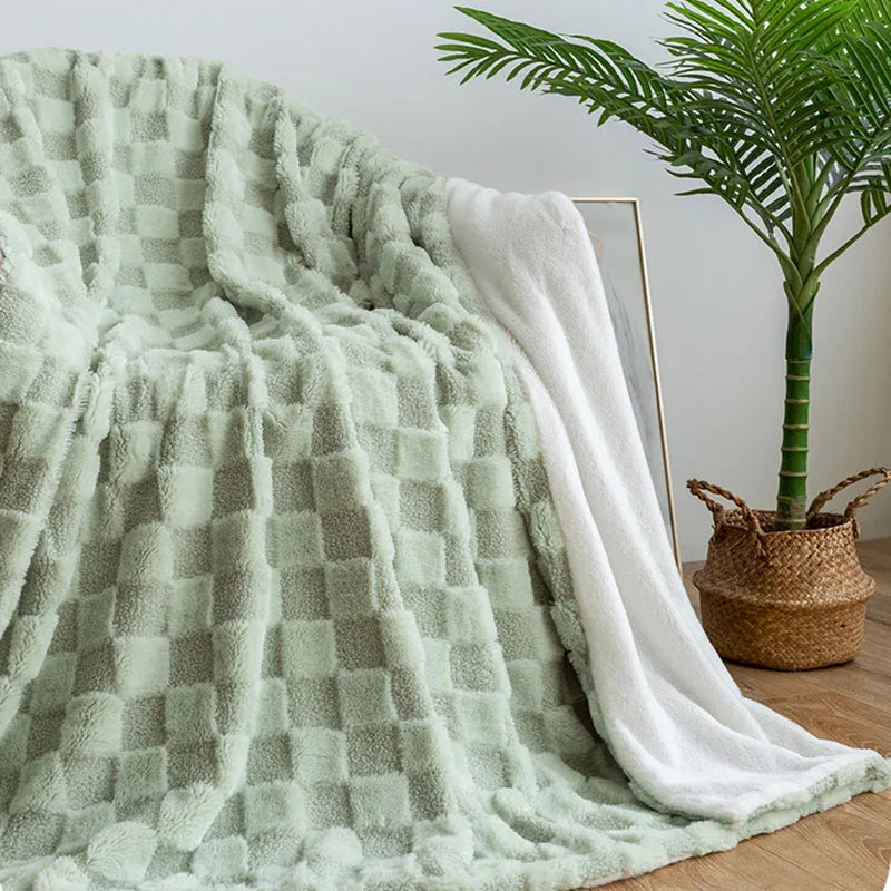 غطاء أريكة من قماش الجاكار الهندسي من DecorBites™ - ملاءات سرير لجميع المواسم