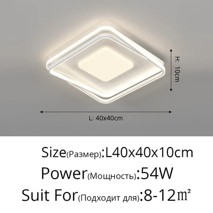 ثريا أكريليك DecorBites™: إضاءة داخلية بسيطة لغرفة المعيشة وغرفة النوم والمطبخ