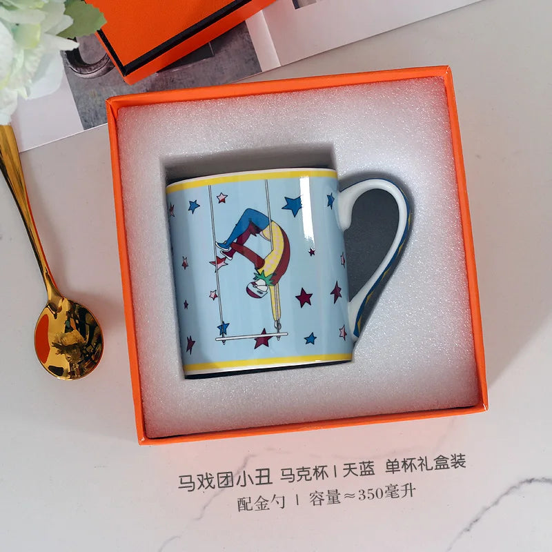 DecorBites™ Circus Troup Kids Tableware Set - Plates, Bowls, Cup, Pot, Dish - Children's Gift