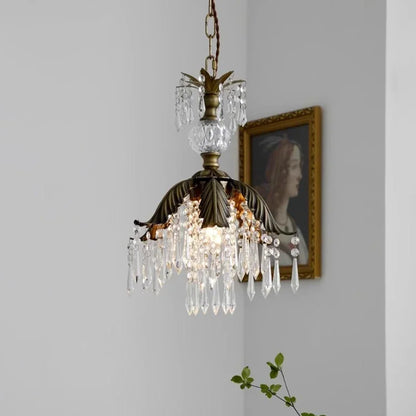 DecorBites™ Brass Pendant Chandelier for Retro Restaurant, Bedroom, Hallway