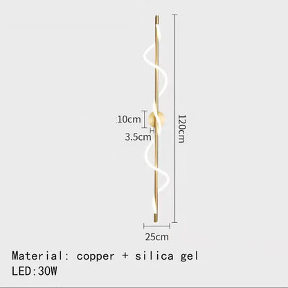 DecorBites™ Dimming Wall Lights in Gold, Black, or Copper for Living Room and Bedroom