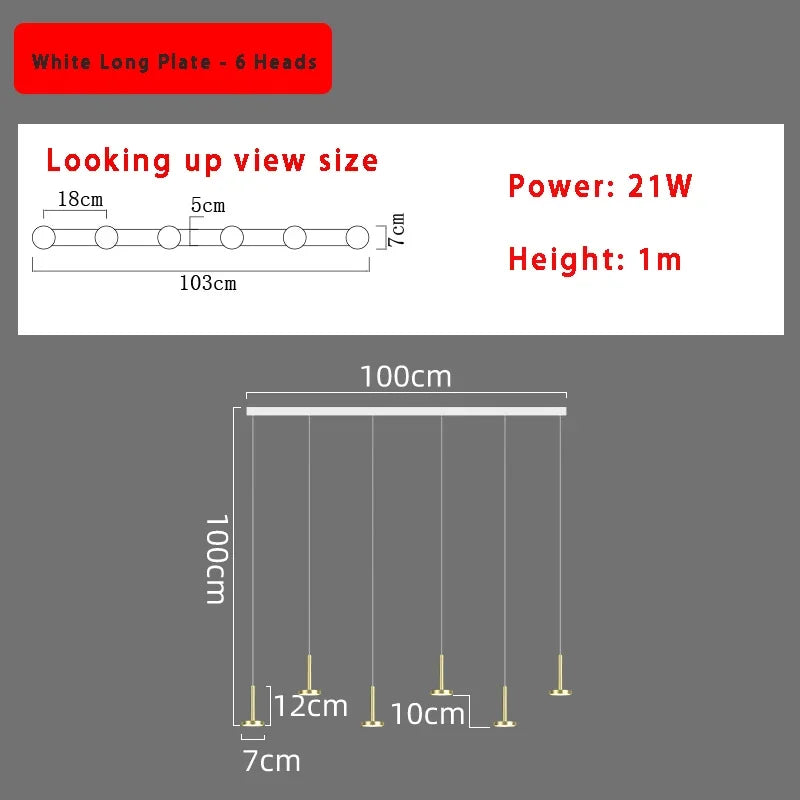 ثريا السقف البسيطة من DecorBites™ 2024 بتصميم نورديك - ديكور إضاءة عصري لغرفة المعيشة