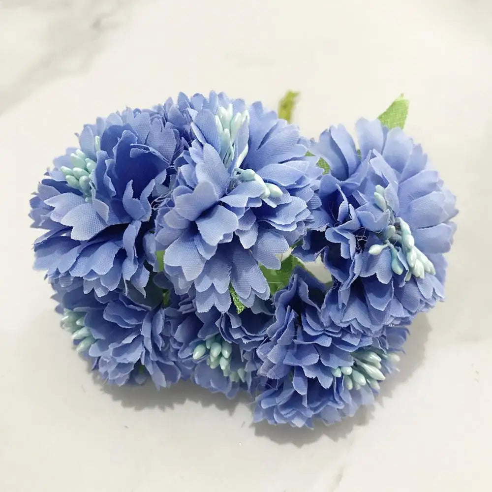 مجموعة DecorBites™ من زهور الكرز الزرقاء وزهور السداة لتزيين حفلات الزفاف في عيد الميلاد بنفسك