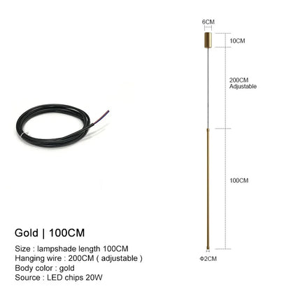 DecorBites™ Black LED Chandelier Pendant Lights for Dining Room and Bedroom