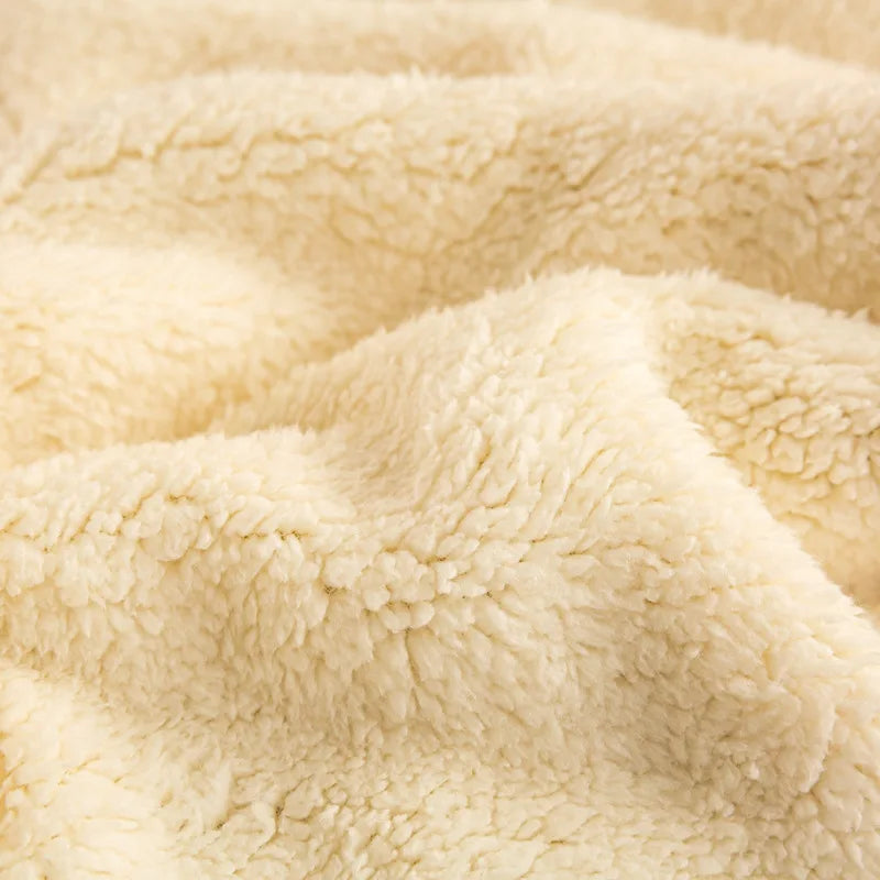 Manta de dormir de terciopelo DecorBites™ Cozy Warmth para otoño