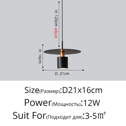 DecorBites™ Iron Art LED Chandelier for Bedroom, Restaurant, or Gym