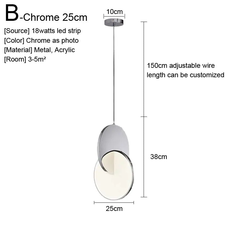 DecorBites™ Gold Nordic Pendant Lights Indoor Kitchen Dining Room Home Decor