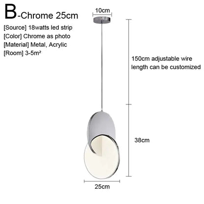 DecorBites™ Gold Nordic Pendant Lights Indoor Kitchen Dining Room Home Decor