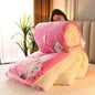 Decobites Plush Super Thick Milk Fleece Winter Blanket: Soft Warmth for Sleeping Comfort