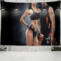 Decobites Mystery Sexy Tapiz Art Muscular Man Wall Hanging Tapestry for Home Decor