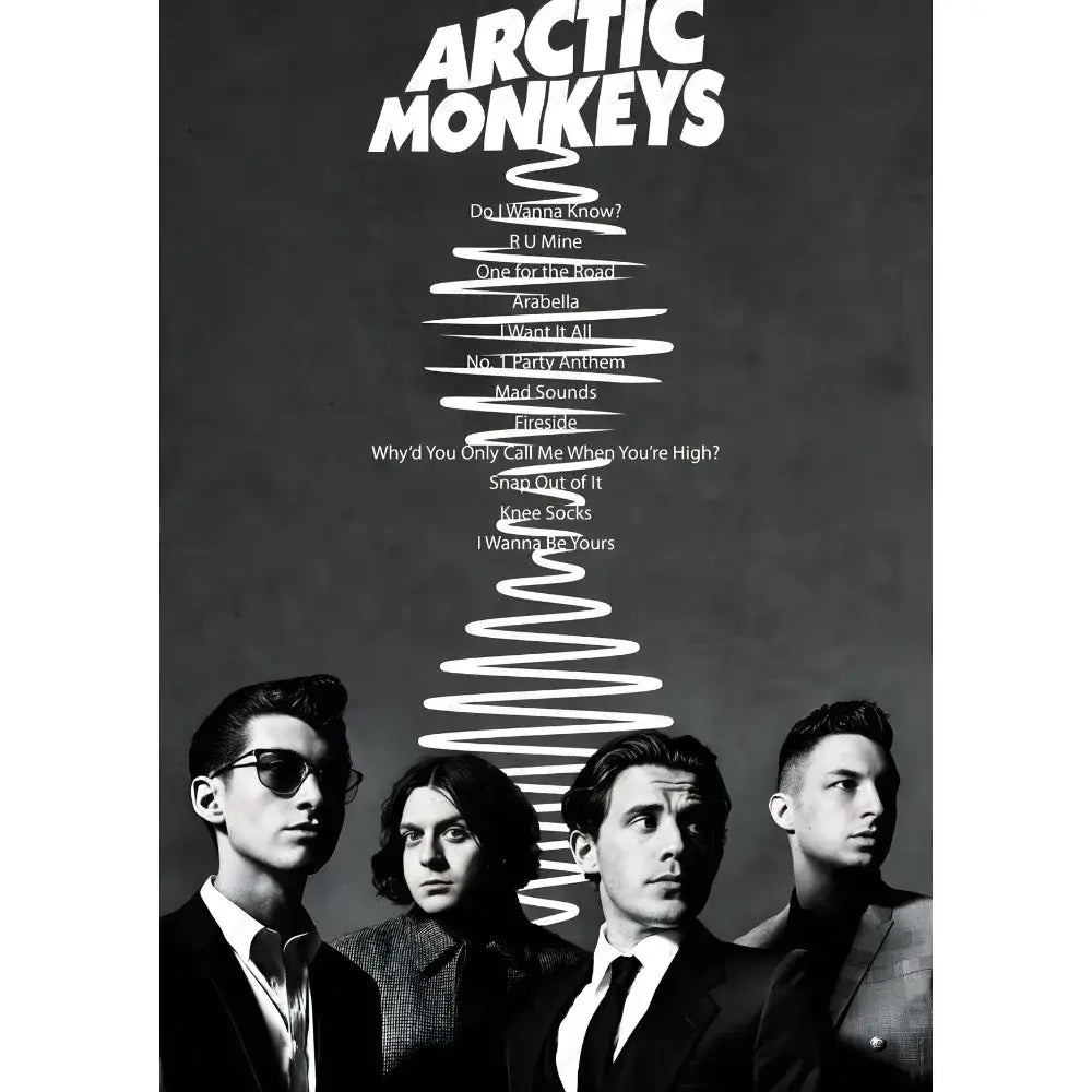 DecorBites™ Retro Arctic Monkeys Singer Poster - Waterproof Wall Art