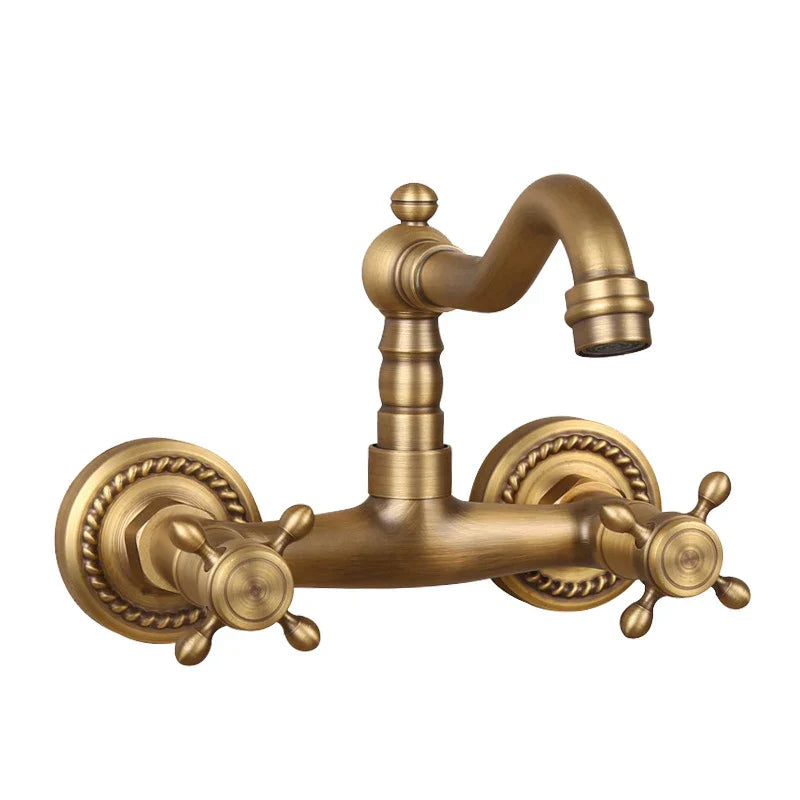 DecorBites™ Black Brass Waterfall Basin Faucet - Single Handle Vanity Tap