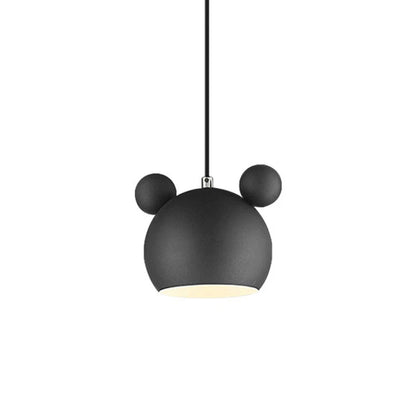 DecorBites™ Cartoon Mouse Pendant Light: Nordic Iron Hanging Lamp for Children's Room, LED Lighting Fixtures