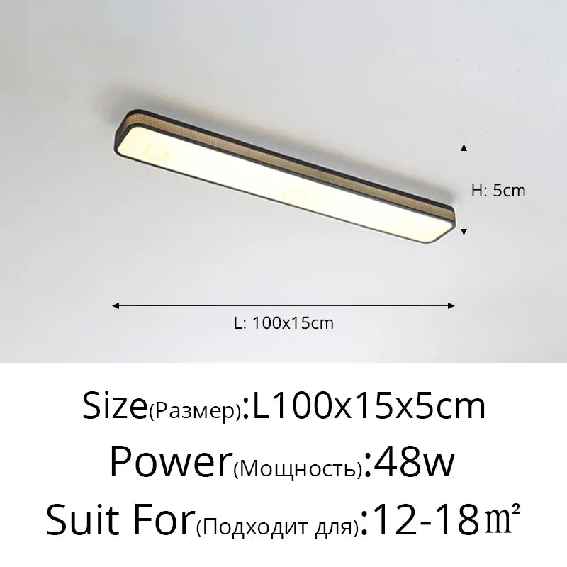 Sleek LED Ceiling Chandelier