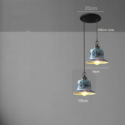 DecorBites™ Ceramic LED Pendant Lamp: Modern Simple Indoor Decor Lighting for Home & Restaurant