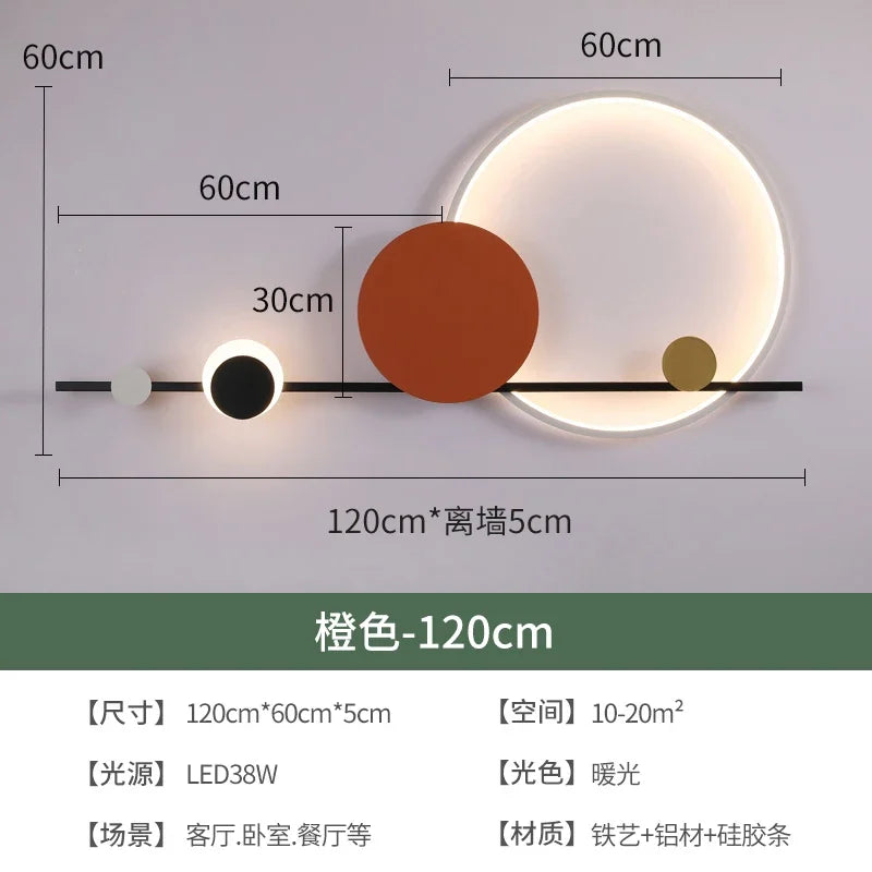 DecorBites™ LED Wall Sconce Modern Atmosphere Lighting Fixture for Home Decor