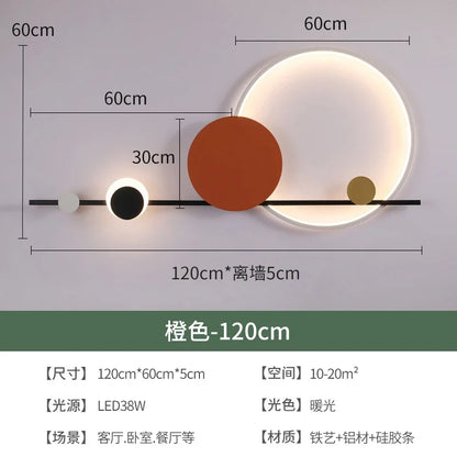 DecorBites™ LED Wall Sconce Modern Atmosphere Lighting Fixture for Home Decor