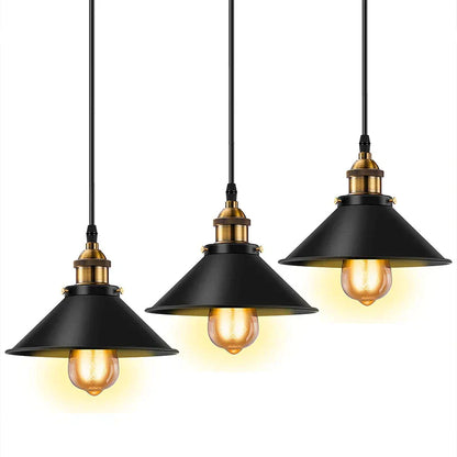 DecorBites™ Industrial Retro LED Hanging Chandelier Pendant Light for Home Dining, Bar, and Restaurant Décor